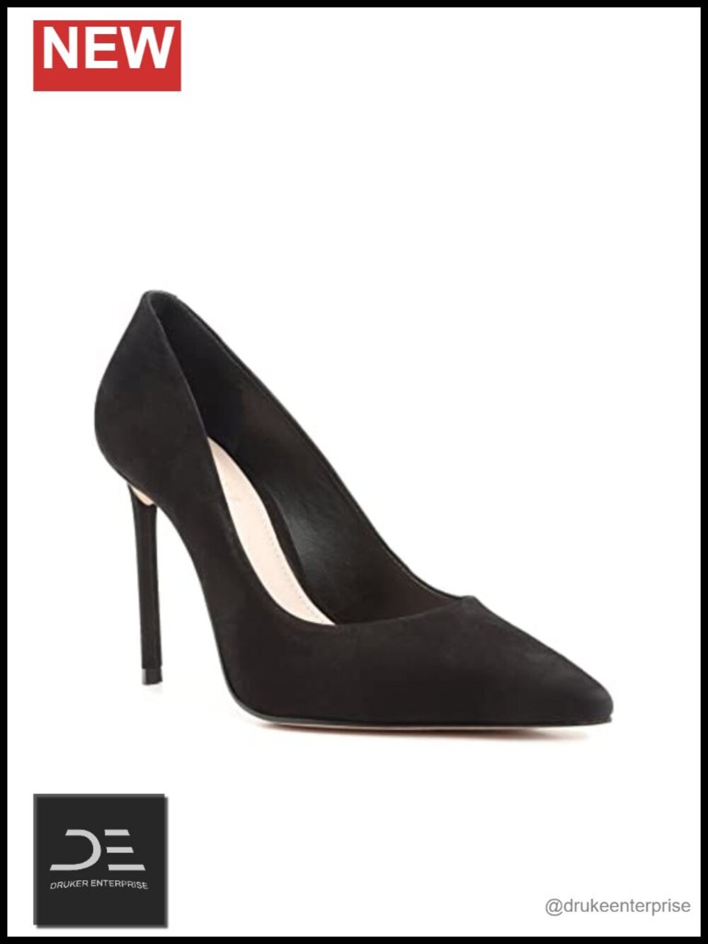 Suede Stiletto Heel Pump High Top Dress Shoes